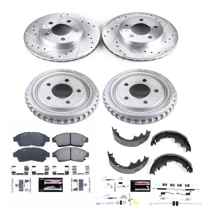 PWR-K15149DK, PowerStop Z23 Evolution Sport Disc and Drum Brake Upgrade Kits for 1998-2002 B3000, B4000, RANGER - K15149DK in UAE, Dubai. Condition - new. Price ⁦1,630 AED⁩. Photo, seller contacts | AUTO.AE