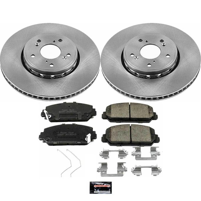 PWR-KOE6940, PowerStop Z17 Evolution Plus Stock Replacement Brake Kits for 2016 ILX, 2013-2018 RDX - KOE6940 في الإمارات العربية المتحدة, دبي. Condition - new. Price 750 AED. Photo, seller contacts | AUTO.AE