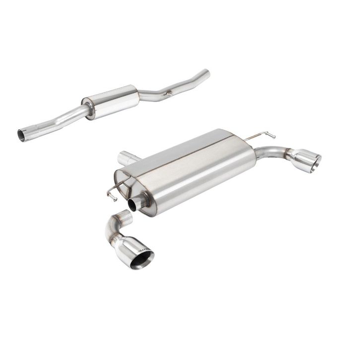 SSXVW774, MILLTEK SSXVW774 Cat-Back Exhaust, 2.5" (GT-100 Slash Cut Tips) for VW Golf R32 (MK4) in UAE, Dubai. Condition - new. Price 5,880 AED. Photo, seller contacts | AUTO.AE