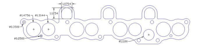 FOG-8059-2, Flatout Gaskets Intake Gaskets 8059.2 в ОАЭ, Дубай. Состояние - новое. Цена 140 AED. Фото, контакты продавца | AUTO.AE