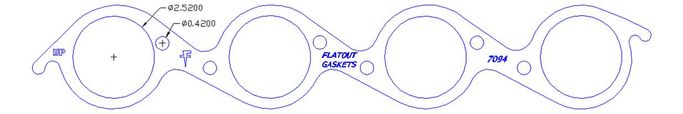 FOG-7094S, Flatout Gaskets Header Gaskets 7094S في الإمارات العربية المتحدة, دبي. Condition - new. Price 240 AED. Photo, seller contacts | AUTO.AE