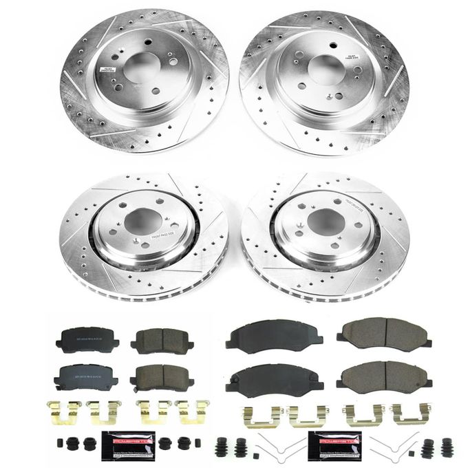 PWR-K8807, PowerStop Z23 Evolution Sport Brake Upgrade Kits for 2021-2025 ODYSSEY - K8807 في الإمارات العربية المتحدة, دبي. Condition - new. Price ⁦2,260 AED⁩. Photo, seller contacts | AUTO.AE