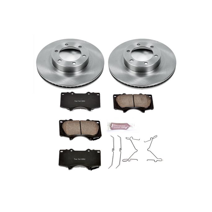 PWR-KOE2421, PowerStop Z17 Evolution Plus Stock Replacement Brake Kits for 2003-2009 4RUNNER, GX470 - KOE2421 in UAE, Dubai. Condition - new. Price 800 AED. Photo, seller contacts | AUTO.AE