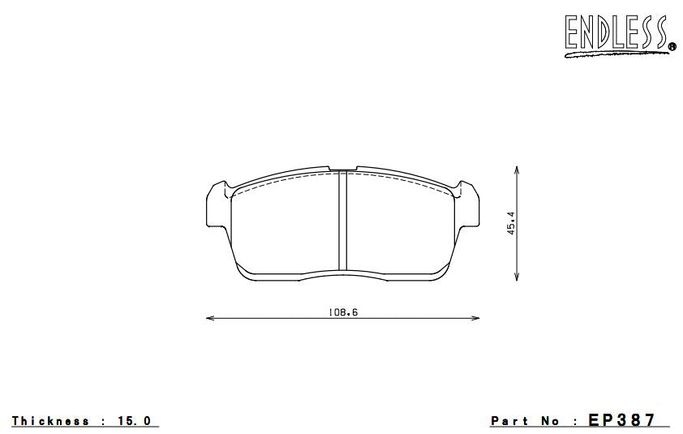 EP387SSY, ENDLESS EP387SSY Front brake pads SUBARU DEX M401F/M411F 2008/11-2012/11 в ОАЭ, Дубай. Состояние - новое. Цена ⁦720 AED⁩. Фото, контакты продавца | AUTO.AE