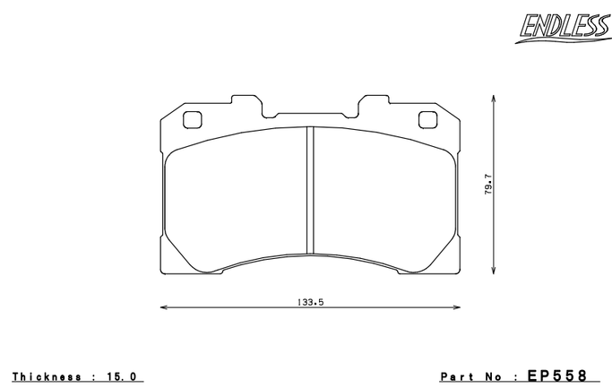 EP558MA45B, ENDLESS EP558MA45B Front brake pads TOYOTA GR YARIS 2020+ (18 inch HP914&HP915) في الإمارات العربية المتحدة, دبي. Condition - new. Price ⁦1,900 AED⁩. Photo, seller contacts | AUTO.AE
