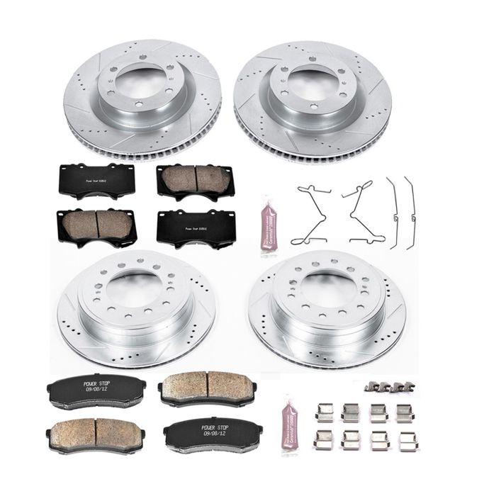 PWR-K5874, PowerStop Z23 Evolution Sport Brake Upgrade Kits for 2010-2024 4RUNNER, 2010-2023 GX460 - K5874 in UAE, Dubai. Condition - new. Price ⁦2,320 AED⁩. Photo, seller contacts | AUTO.AE