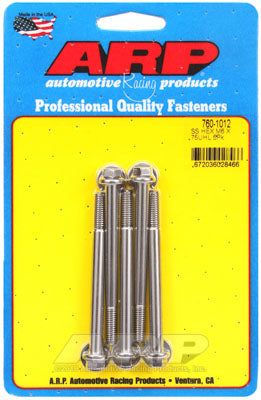 760-1012, ARP 760-1012 Metric Thread Bolt Kit M6 x 1.00 x 75 hex SS bolts في الإمارات العربية المتحدة, دبي. Condition - new. Price 240 AED. Photo, seller contacts | AUTO.AE