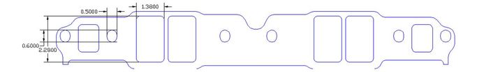 FOG-8003-1, Flatout Gaskets Intake Gaskets 8003.1 в ОАЭ, Дубай. Состояние - новое. Цена 910 AED. Фото, контакты продавца | AUTO.AE