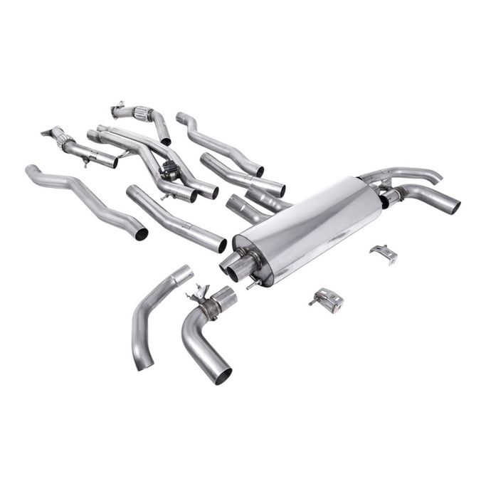 SSXAU1025, MILLTEK SSXAU1025 Cat-Back Exhaust, 3" for AUDI SQ7 4.0 2020- in UAE, Dubai. Condition - new. Price 35,270 AED. Photo, seller contacts | AUTO.AE