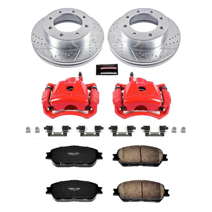 PWR-KC5431, PowerStop Z23 Evolution Sport Brake Upgrade Kits with Calipers for 2005-2015 TACOMA - KC5431 в ОАЭ, Дубай. Состояние - новое. Цена ⁦1 920 AED⁩. Фото, контакты продавца | AUTO.AE