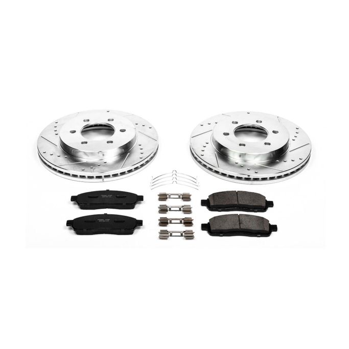 PWR-K1943, PowerStop Z23 Evolution Sport Brake Upgrade Kits for 2004-2008 F-150, 2006-2008 MARK LT - K1943 в ОАЭ, Дубай. Состояние - новое. Цена ⁦1 180 AED⁩. Фото, контакты продавца | AUTO.AE