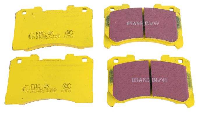 EBC-DP42430R, EBC Yellowstuff Brake Pads for 2023-2026 GR COROLLA - DP42430R in UAE, Dubai. Condition - new. Price 900 AED. Photo, seller contacts | AUTO.AE