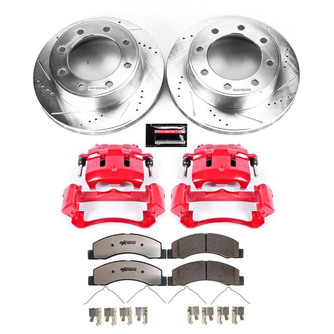 PWR-KC1905-36, PowerStop Z36 Truck and Tow Brake Upgrade Kits with Calipers for 1999-2004 F-350 SUPER DUTY, F-250 SUPER DUTY, 2000-2005 EXCURSION - KC1905-36 in UAE, Dubai. Condition - new. Price ⁦3,440 AED⁩. Photo, seller contacts | AUTO.AE