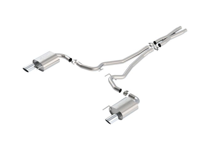 140591, BORLA 140591 Cat Back Exhaust System, Mustang GT V8-5.0L, Tip №36, 2015-16, sound ATAK في الإمارات العربية المتحدة, دبي. Condition - new. Price ⁦9,010 AED⁩. Photo, seller contacts | AUTO.AE