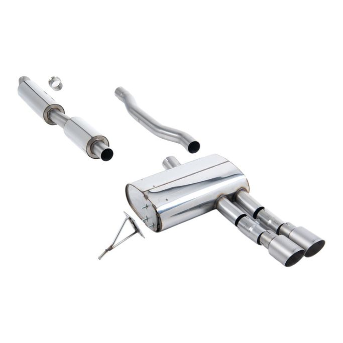 SSXM488, MILLTEK SSXM488 Cat-Back Exhaust, 2.75" (Brushed Titanium Tips) for MINI Cooper S (F55) 2014– в ОАЭ, Дубай. Состояние - новое. Цена 10 540 AED. Фото, контакты продавца | AUTO.AE