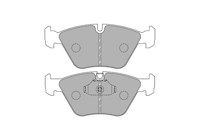 FCP1073H, FERODO FCP1073H Front Brake Pads DS2500 for BMW 3 Series (E46) / 5 Series (E39) / X3 (E83) / Z4 (E85) في الإمارات العربية المتحدة, دبي. Condition - new. Price 1,260 AED. Photo, seller contacts | AUTO.AE