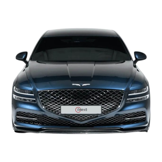 A11A21-1201, ADRO A11A21-1201 Front Lip for GENESIS G80 (RG3) 2021- in UAE, Dubai. Condition - new. Price 3,550 AED. Photo, seller contacts | AUTO.AE