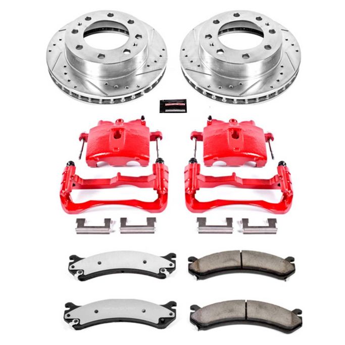 PWR-KC2020-36, PowerStop Z36 Truck and Tow Brake Upgrade Kits with Calipers KC2020-36 в ОАЭ, Дубай. Состояние - новое. Цена ⁦3 280 AED⁩. Фото, контакты продавца | AUTO.AE
