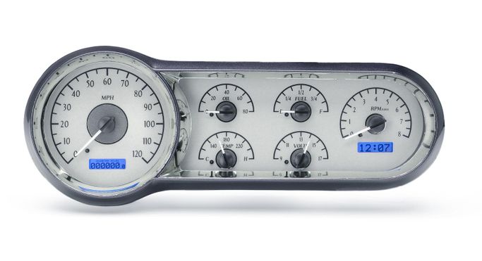 DAK-VHX-53C-S-B, Dakota Digital VHX Series Direct-Fit Analog Gauge Systems for 1953-1954 BEL AIR, ONE-FIFTY SERIES, TWO-TEN SERIES - VHX-53C-S-B в ОАЭ, Дубай. Состояние - новое. Цена ⁦4 520 AED⁩. Фото, контакты продавца | AUTO.AE