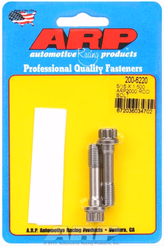 ARP-200-6220, ARP Pro Series Connecting Rod Bolts 200-6220 в ОАЭ, Дубай. Состояние - новое. Цена ⁦100 AED⁩. Фото, контакты продавца | AUTO.AE
