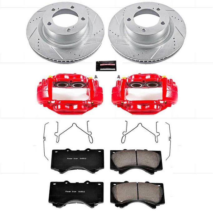 PWR-KC2952A, PowerStop Z23 Evolution Sport Brake Upgrade Kits with Calipers for 2008-2015 SEQUOIA, 2007-2015 TUNDRA - KC2952A in UAE, Dubai. Condition - new. Price ⁦2,860 AED⁩. Photo, seller contacts | AUTO.AE