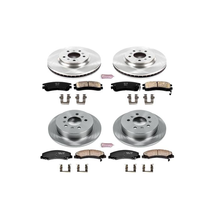 PWR-KOE1438, PowerStop Z17 Evolution Plus Stock Replacement Brake Kits for 2006-2010 IMPALA, 2006-2007 MONTE CARLO - KOE1438 в ОАЭ, Дубай. Состояние - новое. Цена 1 250 AED. Фото, контакты продавца | AUTO.AE