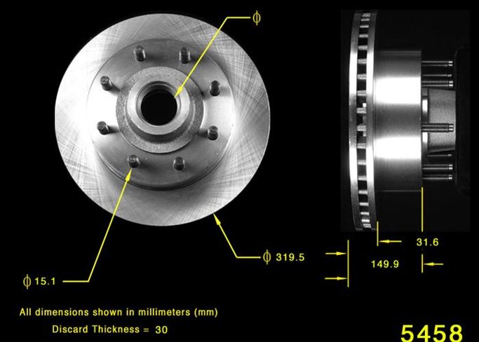 BEN-PRT1487, Bendix Brakes Global Brake Rotors PRT1487 في الإمارات العربية المتحدة, دبي. Condition - new. Price 490 AED. Photo, seller contacts | AUTO.AE