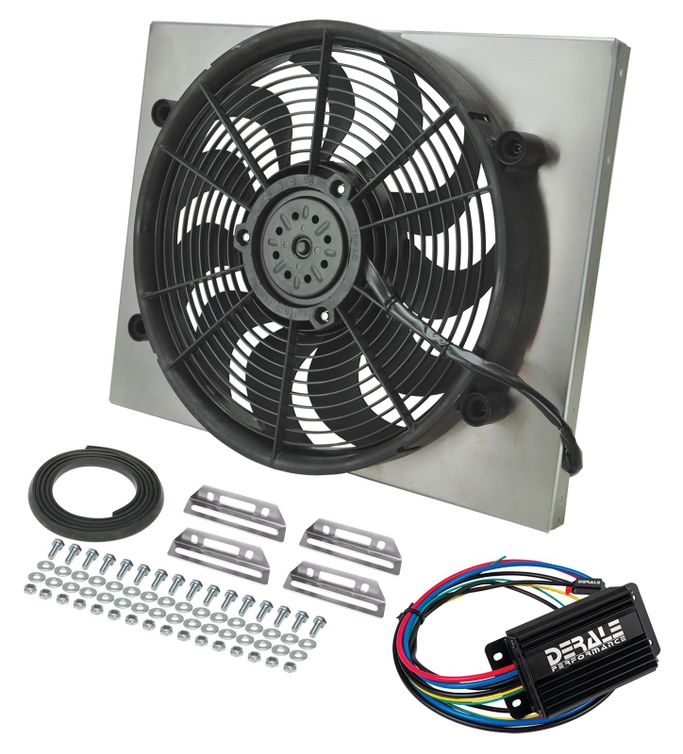 DER-66823, 17 Inch 2,400 CFM Derale High-Output RAD Fan and Shroud Powerpacks 66823 в ОАЭ, Дубай. Состояние - новое. Цена ⁦3 580 AED⁩. Фото, контакты продавца | AUTO.AE