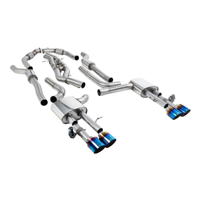 SSXAU1063, MILLTEK SSXAU1063 Cat-Back Exhaust, 3.15" (Blue Titanium GT-115 Trims) for AUDI S8 (D5) Non-OPF/GPF 2020- في الإمارات العربية المتحدة, دبي. Condition - new. Price ⁦36,360 AED⁩. Photo, seller contacts | AUTO.AE