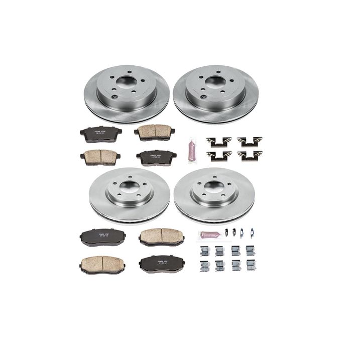 PWR-KOE2830, PowerStop Z17 Evolution Plus Stock Replacement Brake Kits for 2007-2009 EDGE, 2007-2008 MKX - KOE2830 в ОАЭ, Дубай. Состояние - новое. Цена 1 410 AED. Фото, контакты продавца | AUTO.AE