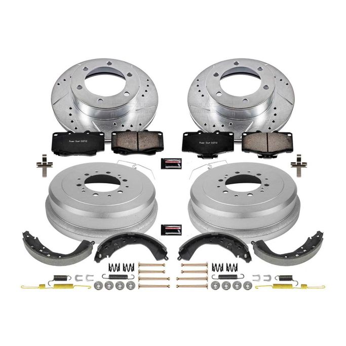 PWR-K15212DK, PowerStop Z23 Evolution Sport Disc and Drum Brake Upgrade Kits for 2001-2002 4RUNNER, 2003-2004 TACOMA - K15212DK in UAE, Dubai. Condition - new. Price 1,910 AED. Photo, seller contacts | AUTO.AE