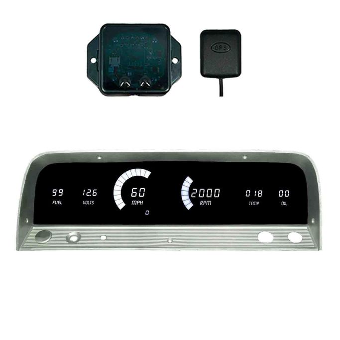 IZL-DP6002WS9020, Intellitronix 1964-1966 GM/Chevy Truck Digital Direct-Fit Gauge Clusters DP6002W-S9020 в ОАЭ, Дубай. Состояние - новое. Цена ⁦2 850 AED⁩. Фото, контакты продавца | AUTO.AE