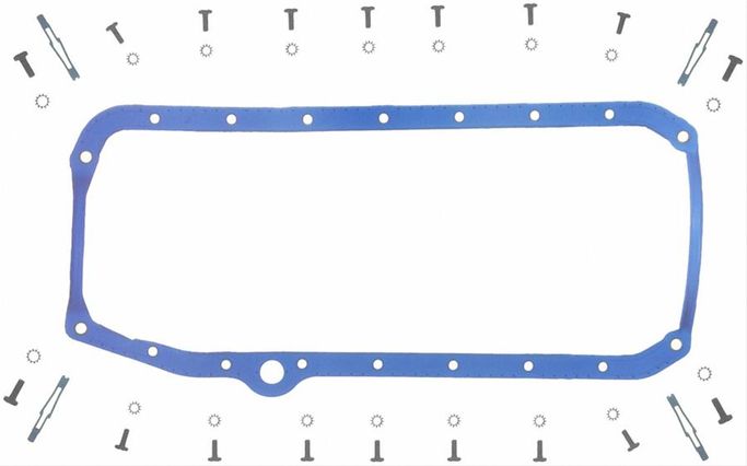 FEL-OS34509T, Fel-Pro Oil Pan Gasket for Small Block Chevy with Thin Front Seal OS 34509 T в ОАЭ, Дубай. Состояние - новое. Цена ⁦220 AED⁩. Фото, контакты продавца | AUTO.AE