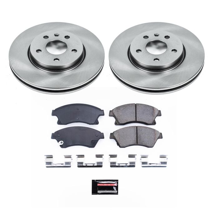 PWR-KOE5550, PowerStop Z17 Evolution Plus Stock Replacement Brake Kits for 2011-2015 CRUZE, 2016 CRUZE LIMITED, 2012-2017 SONIC - KOE5550 в ОАЭ, Дубай. Состояние - новое. Цена 670 AED. Фото, контакты продавца | AUTO.AE