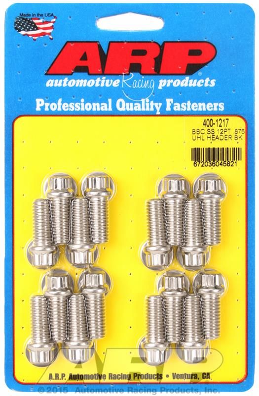 ARP-400-1217, ARP Stainless Steel Header Bolts 400-1217 в ОАЭ, Дубай. Состояние - новое. Цена 200 AED. Фото, контакты продавца | AUTO.AE