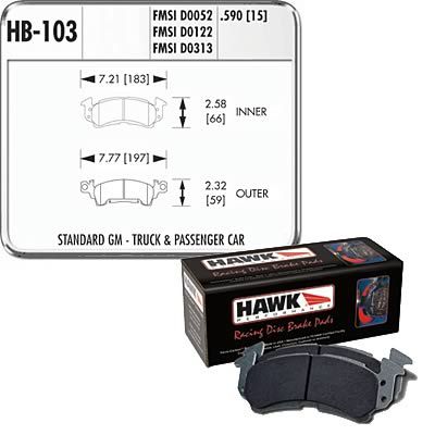 HWK-HB103E-590, Hawk Performance Blue 9012 Racing Brake Pads HB103E.590 في الإمارات العربية المتحدة, دبي. Condition - new. Price 790 AED. Photo, seller contacts | AUTO.AE