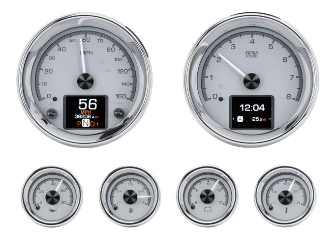 DAK-HDX-2024-S, Dakota Digital HDX Series Universal Round Analog Gauge Kits HDX-2024-S в ОАЭ, Дубай. Состояние - новое. Цена ⁦7 380 AED⁩. Фото, контакты продавца | AUTO.AE