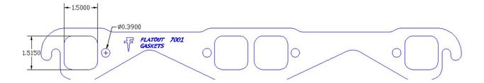 FOG-7001S, Flatout Gaskets Header Gaskets 7001S в ОАЭ, Дубай. Состояние - новое. Цена 240 AED. Фото, контакты продавца | AUTO.AE