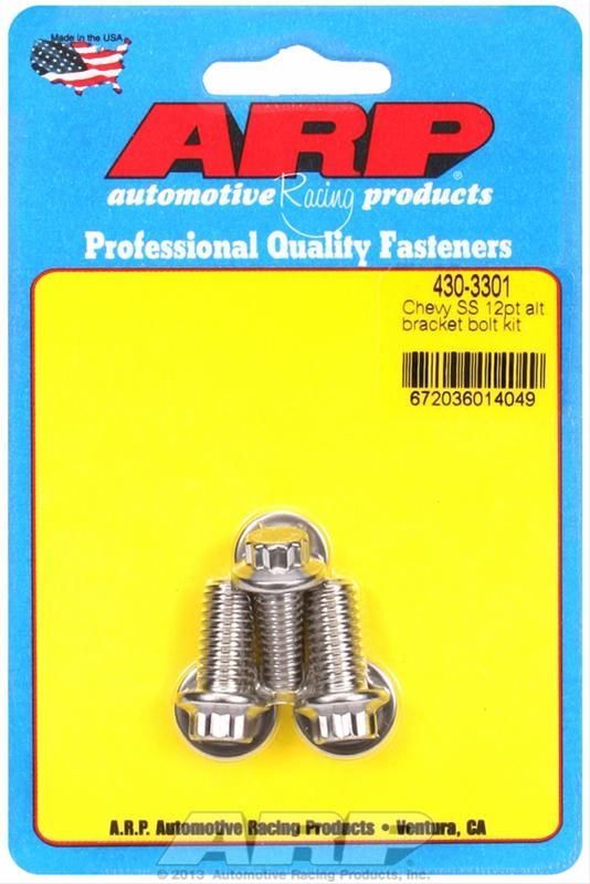 ARP-430-3301, ARP Alternator Bracket Bolt Kits 430-3301 в ОАЭ, Дубай. Состояние - новое. Цена 70 AED. Фото, контакты продавца | AUTO.AE