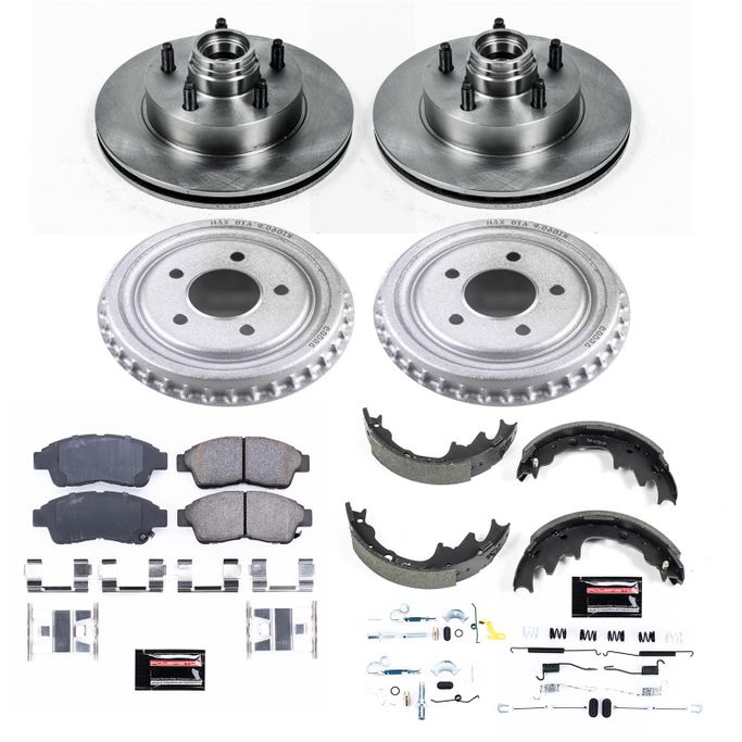 PWR-KOE15152DK, PowerStop Autospecialty Stock Replacement Disc and Drum Brake Kits KOE15152DK в ОАЭ, Дубай. Состояние - новое. Цена 1 430 AED. Фото, контакты продавца | AUTO.AE