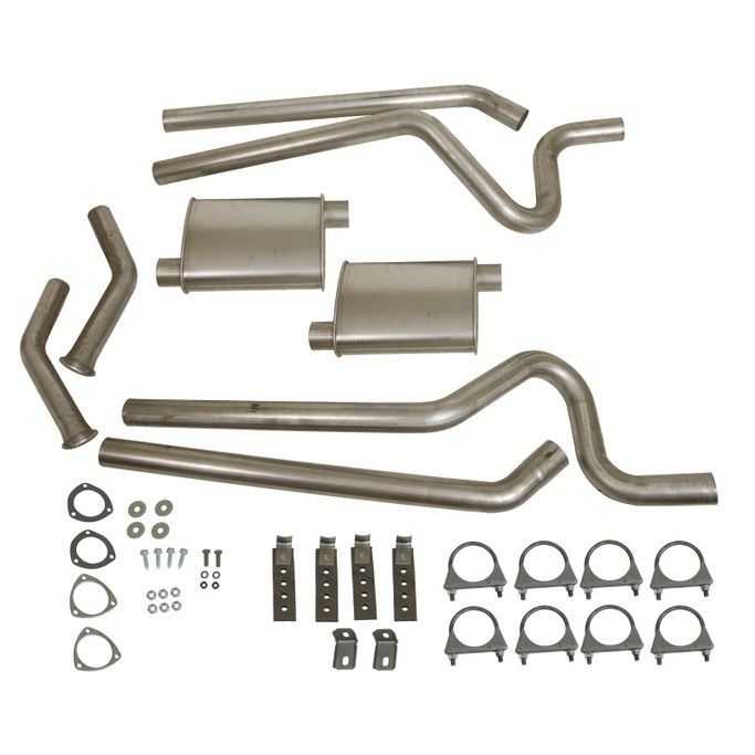 SUM-680111-SS, Summit Racing™ Header-Back Dual Exhaust Systems for 1967-1973 COUGAR, 1964-1973 MUSTANG - SUM-680111-SS in UAE, Dubai. Condition - new. Price 2,380 AED. Photo, seller contacts | AUTO.AE