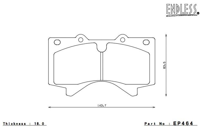 EP464MA45B, ENDLESS EP464MA45B Front brake pads TOYOTA LAND CRUISER 200 in UAE, Dubai. Condition - new. Price 1,900 AED. Photo, seller contacts | AUTO.AE