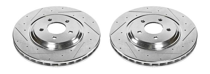 PWR-AR-8144XPR, PowerStop Evolution Drilled and Slotted Rotors for 1994-2004 MUSTANG - AR8144XPR в ОАЭ, Дубай. Состояние - новое. Цена 900 AED. Фото, контакты продавца | AUTO.AE