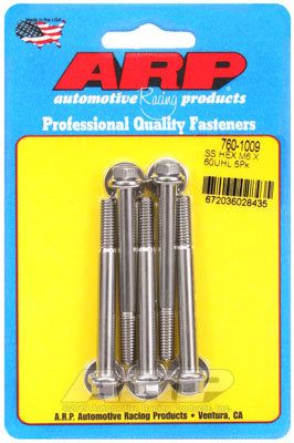 760-1009, ARP 760-1009 Metric Thread Bolt Kit M6 x 1.00 x 60 hex SS bolts in UAE, Dubai. Condition - new. Price 240 AED. Photo, seller contacts | AUTO.AE