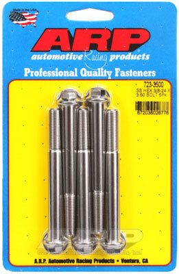 723-3500, ARP 723-3500 SAE Bolt Kit 3/8-24 x 3.500 hex SS bolts в ОАЭ, Дубай. Состояние - новое. Цена 260 AED. Фото, контакты продавца | AUTO.AE