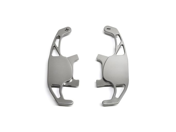 VWR49G701, RACINGLINE VWR49G701 DSG Paddle replacements for VW Golf 7 GTI, Golf 7 R (TITANIUM SILVER FINISH) في الإمارات العربية المتحدة, دبي. Condition - new. Price ⁦1,080 AED⁩. Photo, seller contacts | AUTO.AE