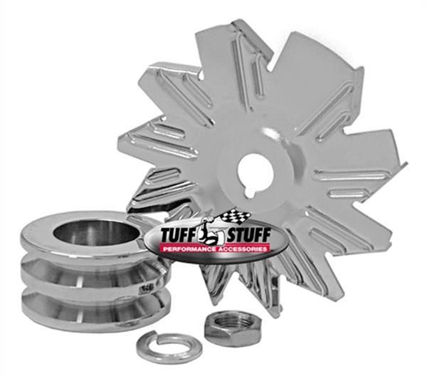 TFF-7600B, Tuff Stuff Performance Chrome Alternator Fan and Pulley Sets 7600B في الإمارات العربية المتحدة, دبي. Condition - new. Price ⁦190 AED⁩. Photo, seller contacts | AUTO.AE