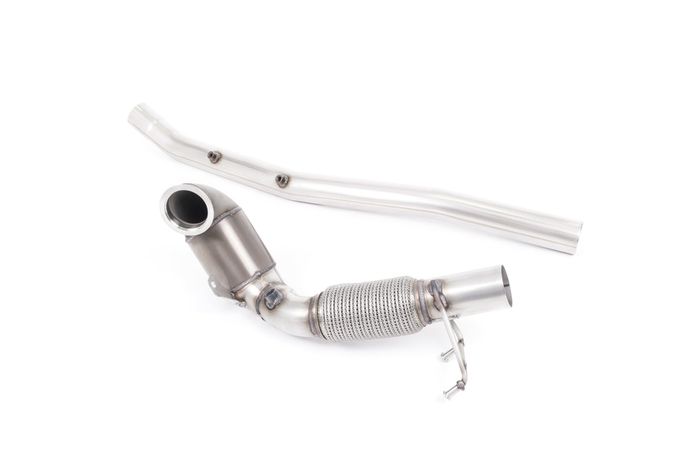 SSXVW512, MILLTEK SSXVW512 Large Bore Downpipe and Hi-Flow Sports Cat AUDI S3 2.0 TFSI quattro 3-Door 8V.2 في الإمارات العربية المتحدة, دبي. Condition - new. Price ⁦7,050 AED⁩. Photo, seller contacts | AUTO.AE