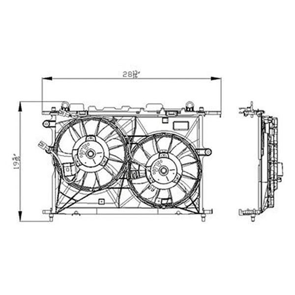 BDY-TO3115157, Body Parts Replacement Electric Cooling Fans for 2009-2010 COROLLA, 2009-2013 MATRIX - TO3115157 in UAE, Dubai. Condition - new. Price ⁦620 AED⁩. Photo, seller contacts | AUTO.AE
