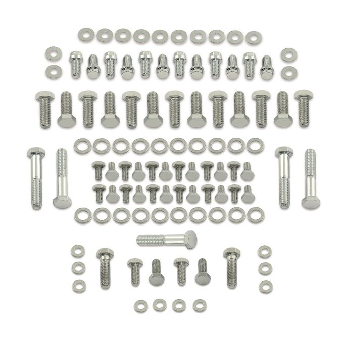MRG-5001, Mr. Gasket Chrome Engine Bolt Kits 5001 في الإمارات العربية المتحدة, دبي. Condition - new. Price 960 AED. Photo, seller contacts | AUTO.AE